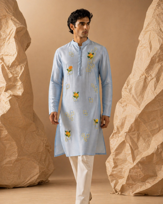 Aqua Tropique Orchard Kurta