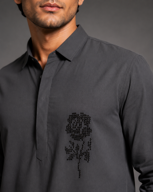 Graphite Rose Kurta
