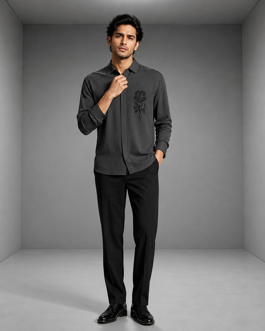 Graphite Rose Shirt