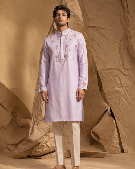 Paradise Lilac Kurta