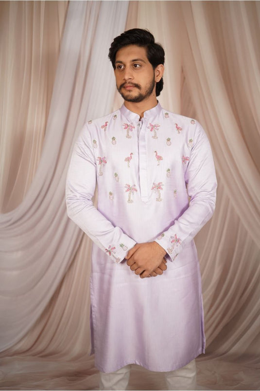 Paradise Lilac Kurta